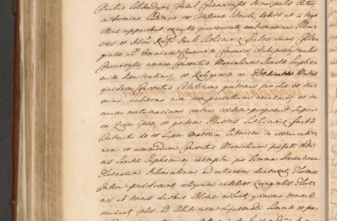 Zdjęcie nr 1596 dla obiektu archiwalnego: Acta actorum episcopalium R. D. Casimiri a Łubna Łubiński, episcopi Cracoviensis, ducis Severiae ab anno 1714 ad annum 1719 conscripta. Volumen II