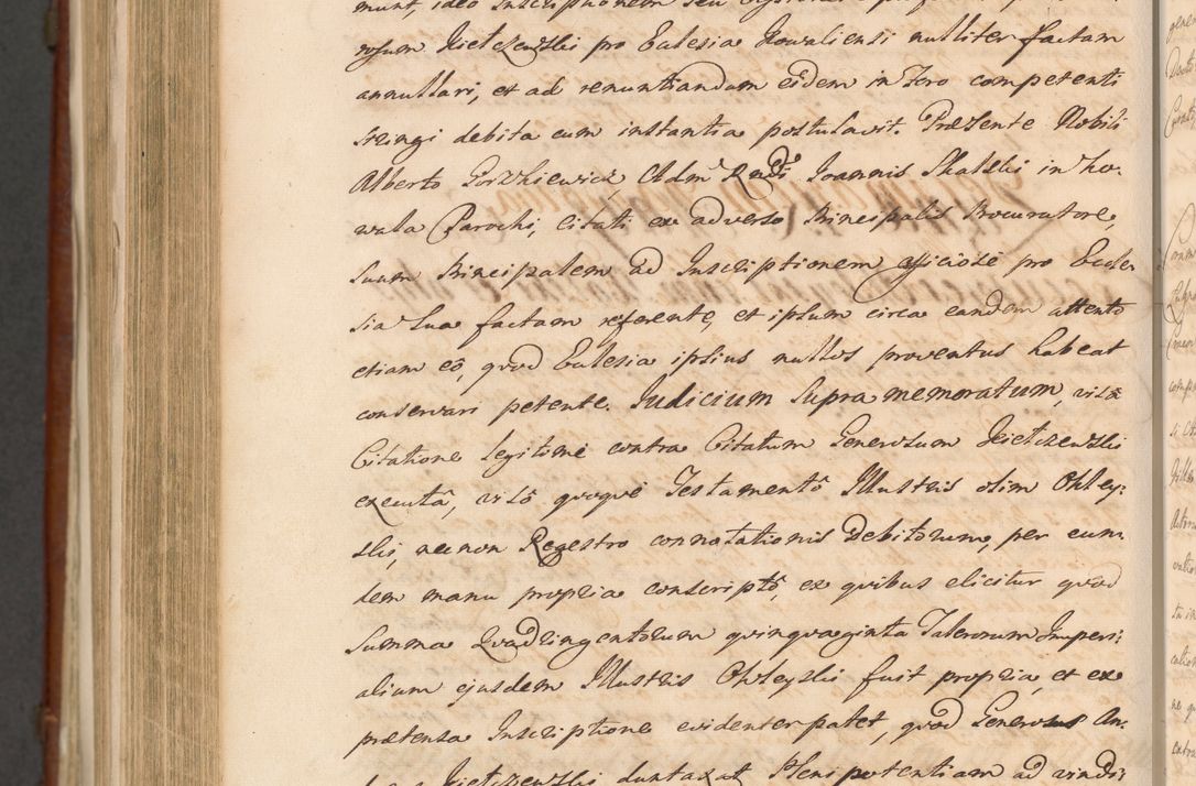 Zdjęcie nr 1592 dla obiektu archiwalnego: Acta actorum episcopalium R. D. Casimiri a Łubna Łubiński, episcopi Cracoviensis, ducis Severiae ab anno 1714 ad annum 1719 conscripta. Volumen II
