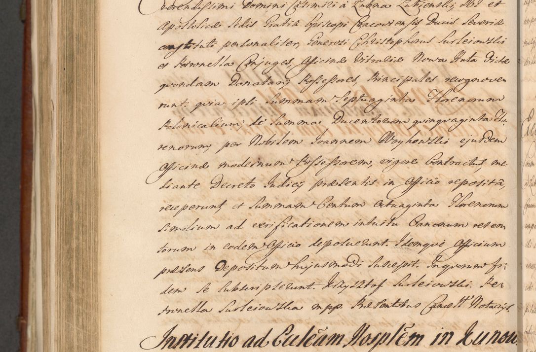 Zdjęcie nr 1590 dla obiektu archiwalnego: Acta actorum episcopalium R. D. Casimiri a Łubna Łubiński, episcopi Cracoviensis, ducis Severiae ab anno 1714 ad annum 1719 conscripta. Volumen II