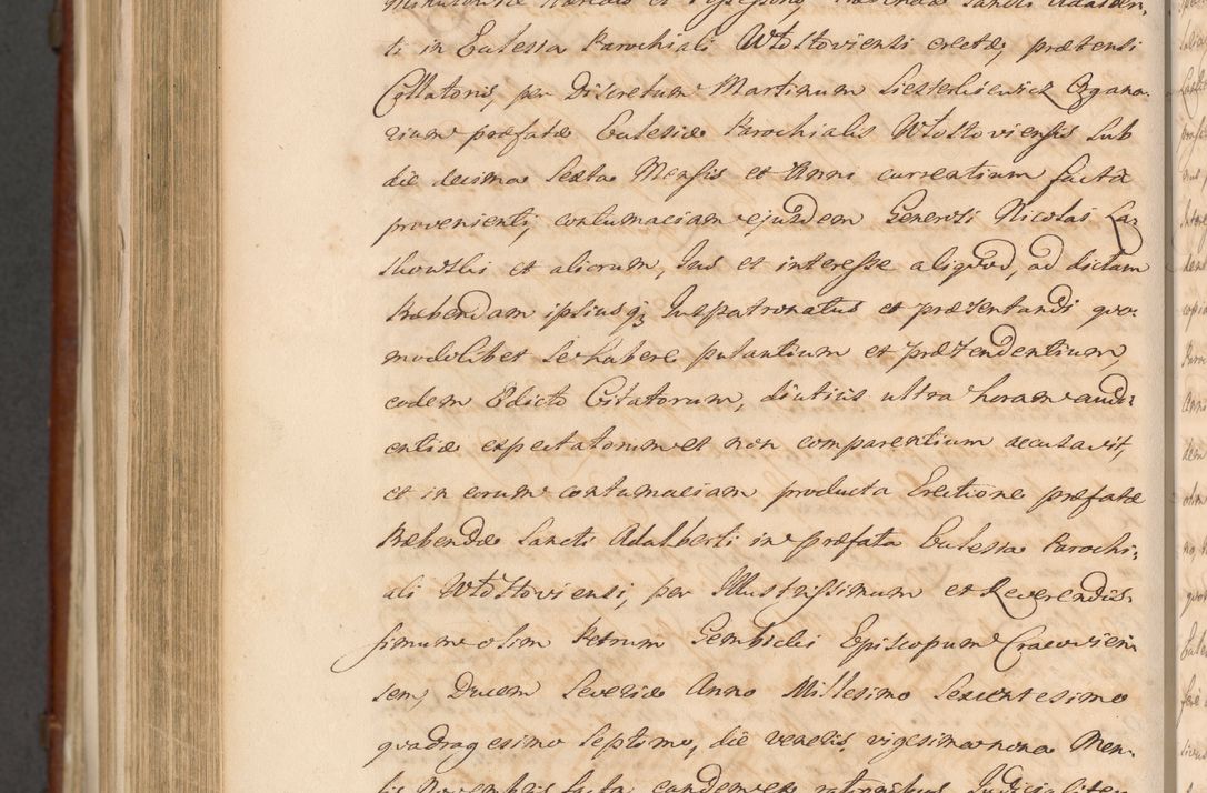 Zdjęcie nr 1582 dla obiektu archiwalnego: Acta actorum episcopalium R. D. Casimiri a Łubna Łubiński, episcopi Cracoviensis, ducis Severiae ab anno 1714 ad annum 1719 conscripta. Volumen II