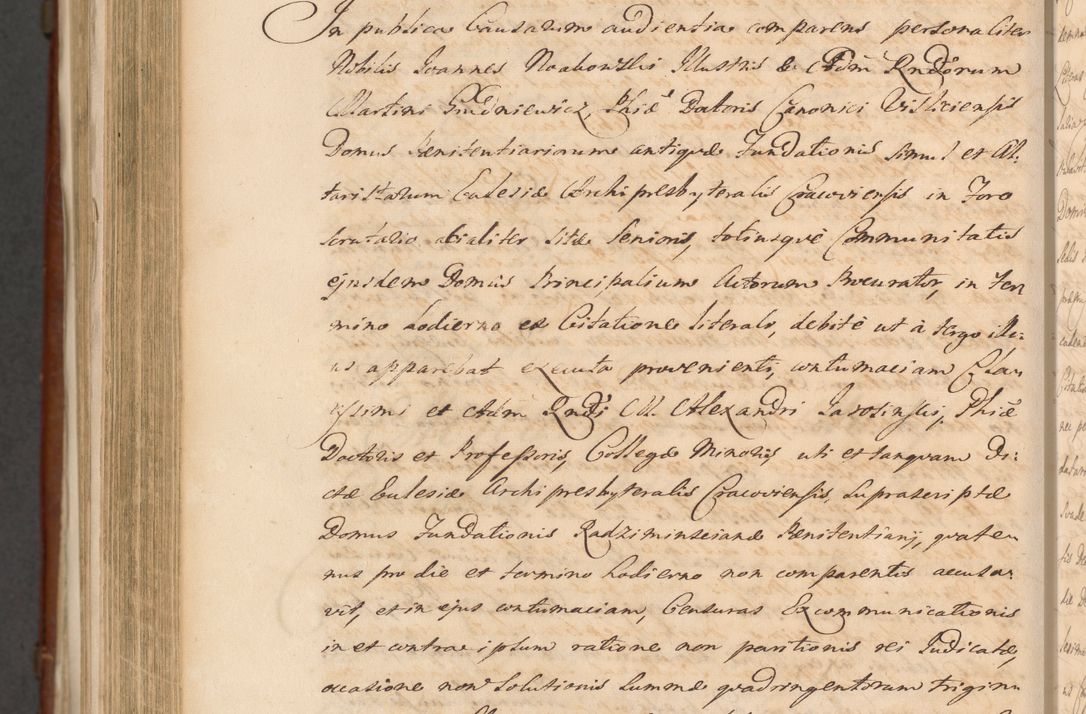 Zdjęcie nr 1574 dla obiektu archiwalnego: Acta actorum episcopalium R. D. Casimiri a Łubna Łubiński, episcopi Cracoviensis, ducis Severiae ab anno 1714 ad annum 1719 conscripta. Volumen II