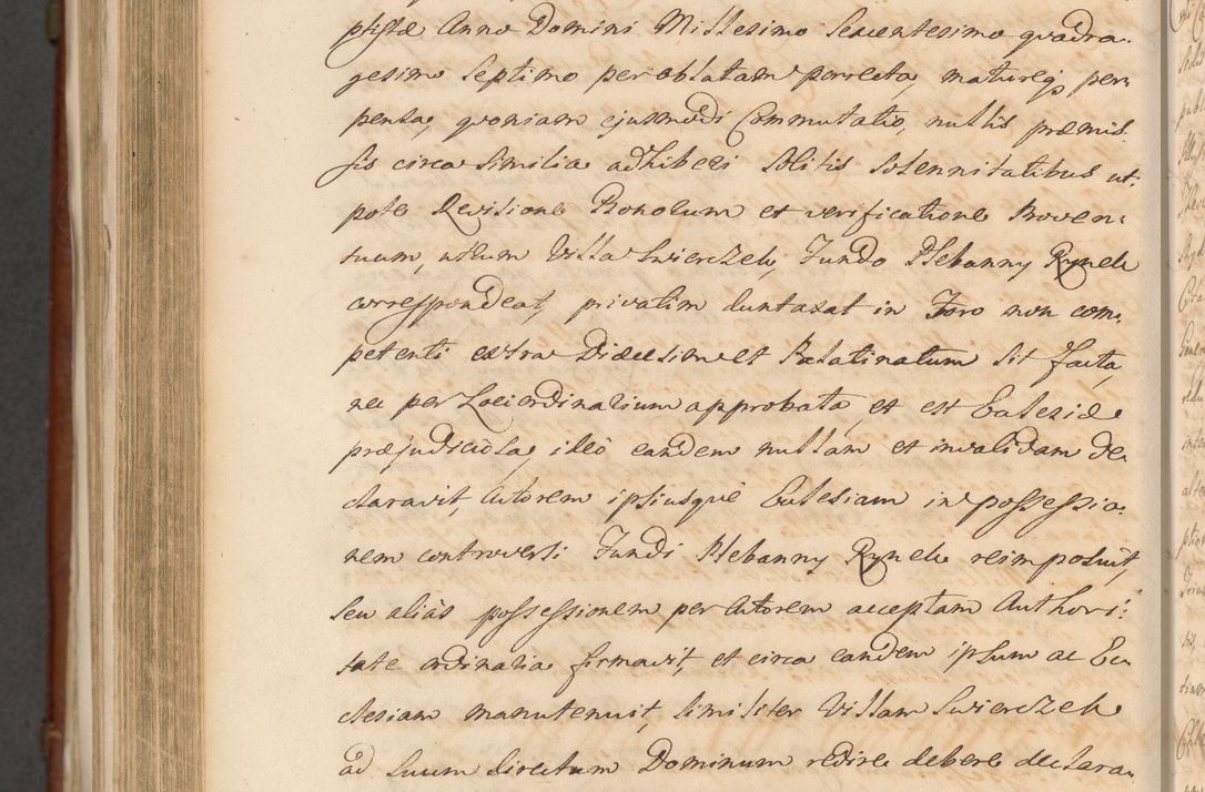 Zdjęcie nr 1560 dla obiektu archiwalnego: Acta actorum episcopalium R. D. Casimiri a Łubna Łubiński, episcopi Cracoviensis, ducis Severiae ab anno 1714 ad annum 1719 conscripta. Volumen II