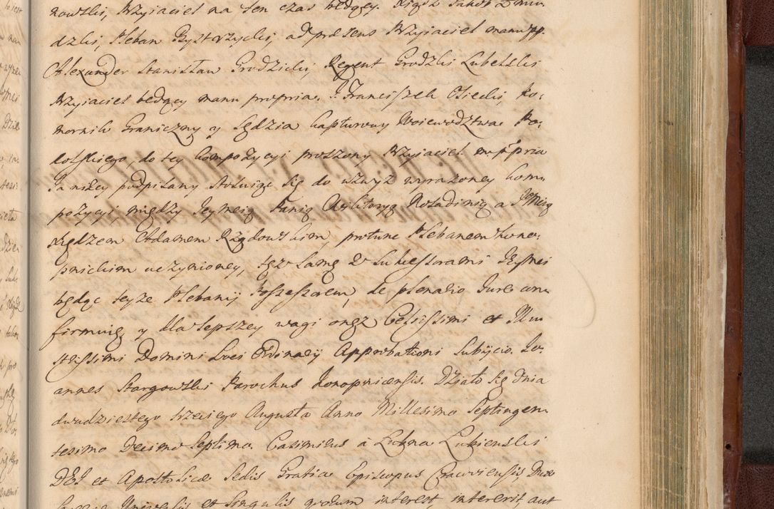 Zdjęcie nr 1553 dla obiektu archiwalnego: Acta actorum episcopalium R. D. Casimiri a Łubna Łubiński, episcopi Cracoviensis, ducis Severiae ab anno 1714 ad annum 1719 conscripta. Volumen II