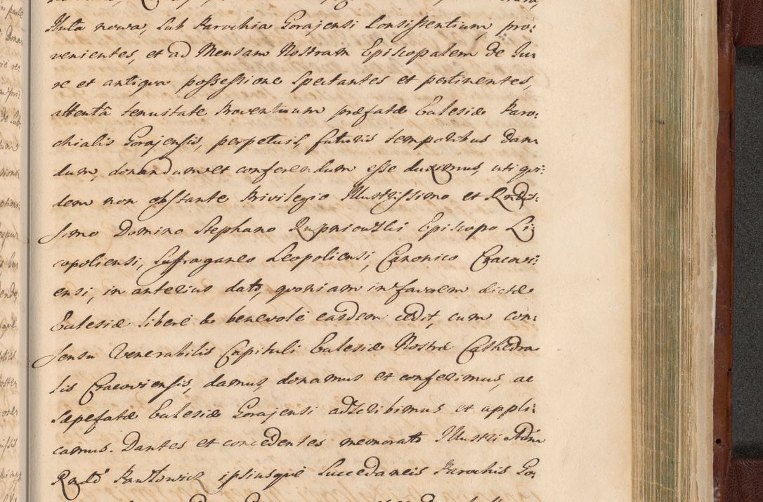 Zdjęcie nr 1545 dla obiektu archiwalnego: Acta actorum episcopalium R. D. Casimiri a Łubna Łubiński, episcopi Cracoviensis, ducis Severiae ab anno 1714 ad annum 1719 conscripta. Volumen II
