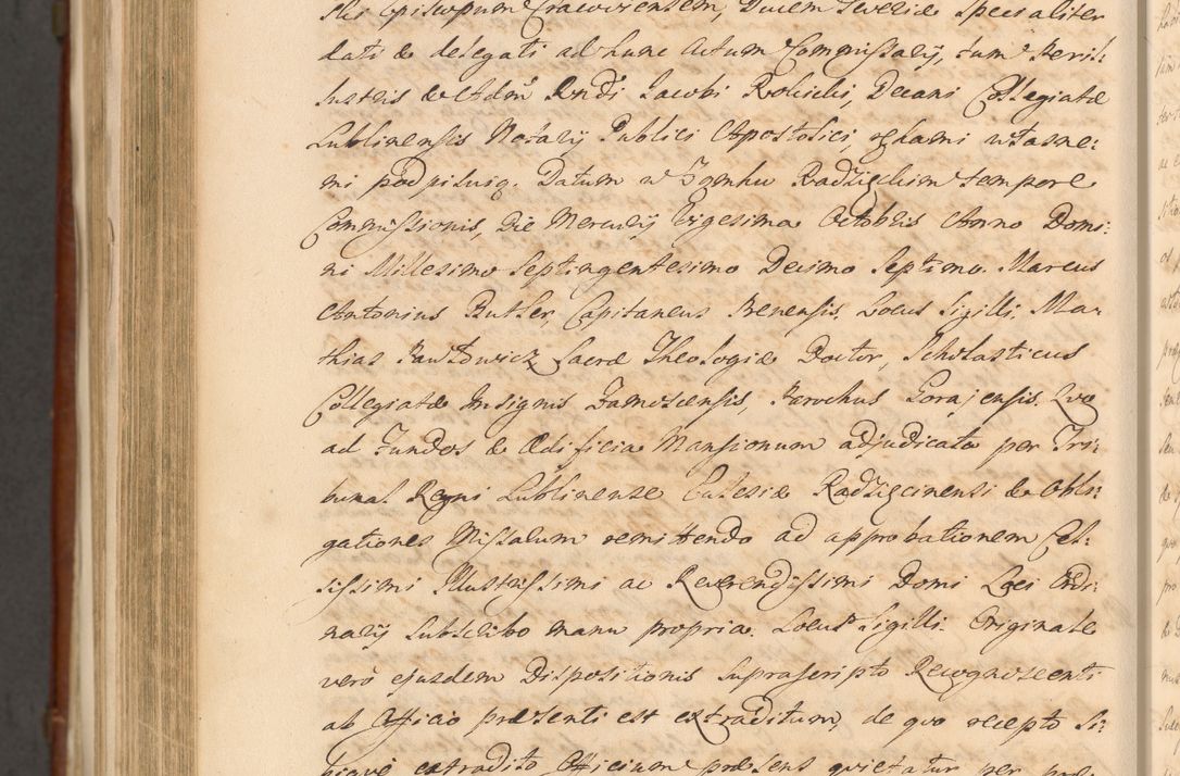 Zdjęcie nr 1532 dla obiektu archiwalnego: Acta actorum episcopalium R. D. Casimiri a Łubna Łubiński, episcopi Cracoviensis, ducis Severiae ab anno 1714 ad annum 1719 conscripta. Volumen II