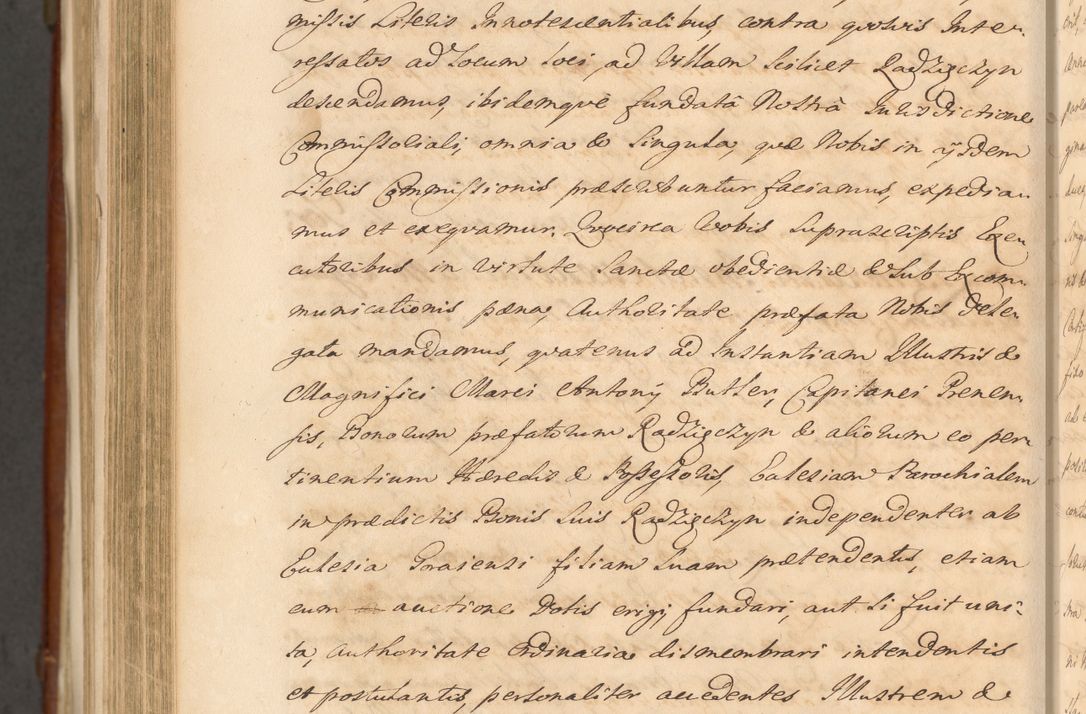 Zdjęcie nr 1516 dla obiektu archiwalnego: Acta actorum episcopalium R. D. Casimiri a Łubna Łubiński, episcopi Cracoviensis, ducis Severiae ab anno 1714 ad annum 1719 conscripta. Volumen II
