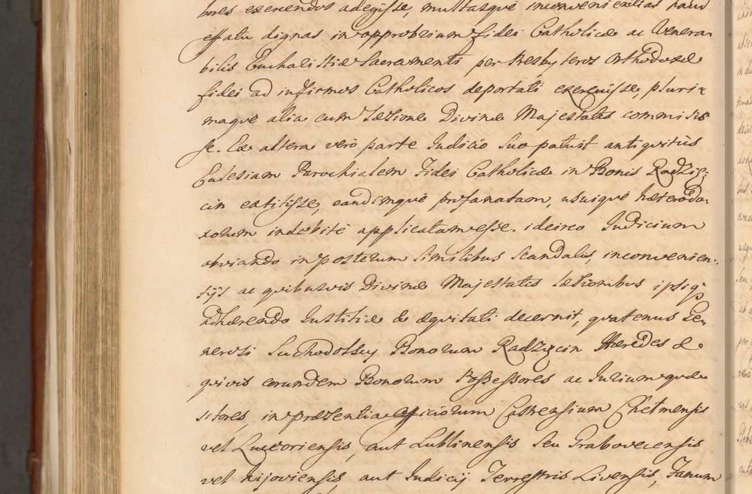 Zdjęcie nr 1510 dla obiektu archiwalnego: Acta actorum episcopalium R. D. Casimiri a Łubna Łubiński, episcopi Cracoviensis, ducis Severiae ab anno 1714 ad annum 1719 conscripta. Volumen II