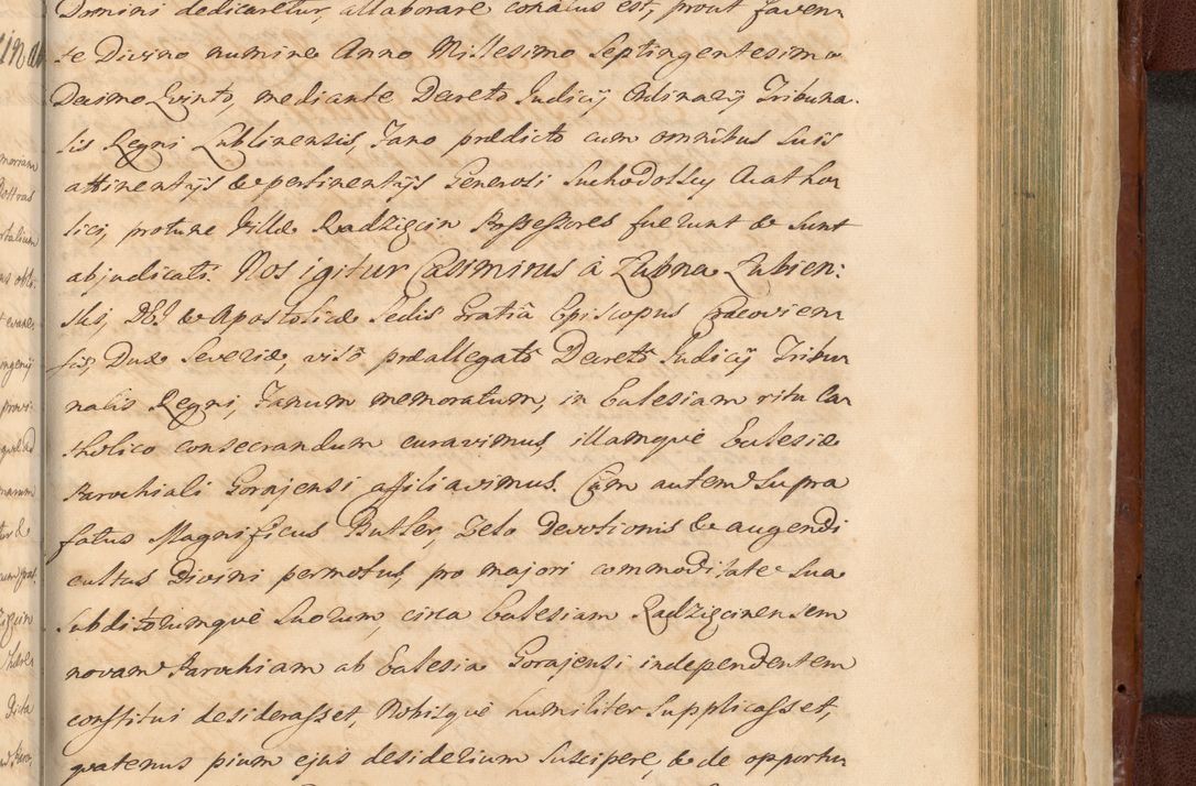Zdjęcie nr 1505 dla obiektu archiwalnego: Acta actorum episcopalium R. D. Casimiri a Łubna Łubiński, episcopi Cracoviensis, ducis Severiae ab anno 1714 ad annum 1719 conscripta. Volumen II