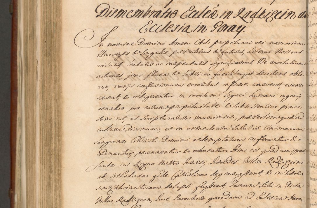 Zdjęcie nr 1504 dla obiektu archiwalnego: Acta actorum episcopalium R. D. Casimiri a Łubna Łubiński, episcopi Cracoviensis, ducis Severiae ab anno 1714 ad annum 1719 conscripta. Volumen II