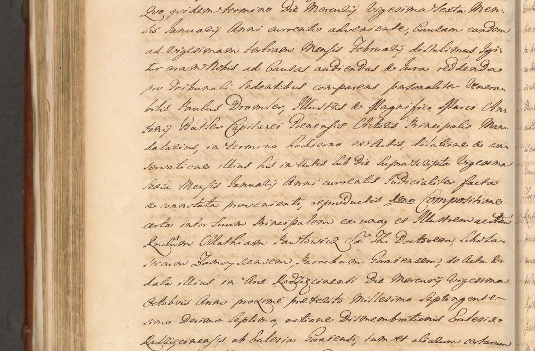 Zdjęcie nr 1506 dla obiektu archiwalnego: Acta actorum episcopalium R. D. Casimiri a Łubna Łubiński, episcopi Cracoviensis, ducis Severiae ab anno 1714 ad annum 1719 conscripta. Volumen II