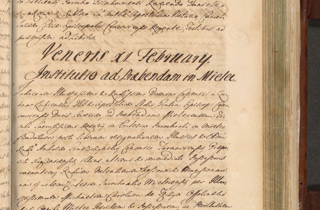 Zdjęcie nr 1503 dla obiektu archiwalnego: Acta actorum episcopalium R. D. Casimiri a Łubna Łubiński, episcopi Cracoviensis, ducis Severiae ab anno 1714 ad annum 1719 conscripta. Volumen II