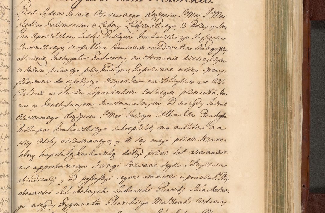 Zdjęcie nr 1499 dla obiektu archiwalnego: Acta actorum episcopalium R. D. Casimiri a Łubna Łubiński, episcopi Cracoviensis, ducis Severiae ab anno 1714 ad annum 1719 conscripta. Volumen II