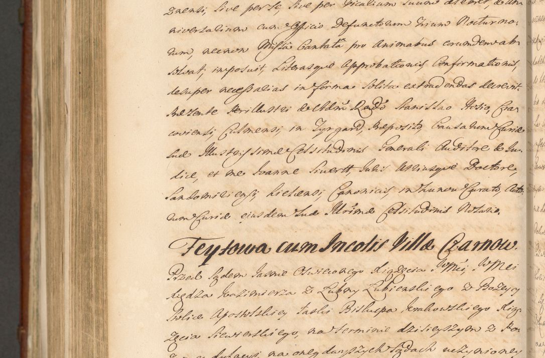 Zdjęcie nr 1496 dla obiektu archiwalnego: Acta actorum episcopalium R. D. Casimiri a Łubna Łubiński, episcopi Cracoviensis, ducis Severiae ab anno 1714 ad annum 1719 conscripta. Volumen II