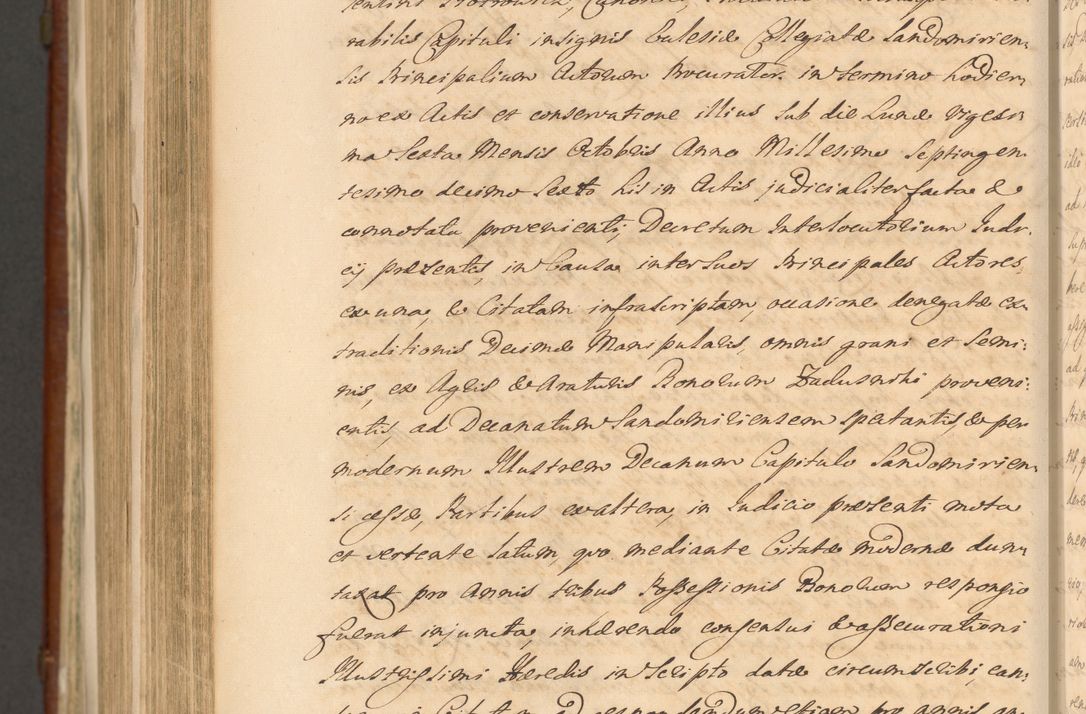 Zdjęcie nr 1484 dla obiektu archiwalnego: Acta actorum episcopalium R. D. Casimiri a Łubna Łubiński, episcopi Cracoviensis, ducis Severiae ab anno 1714 ad annum 1719 conscripta. Volumen II
