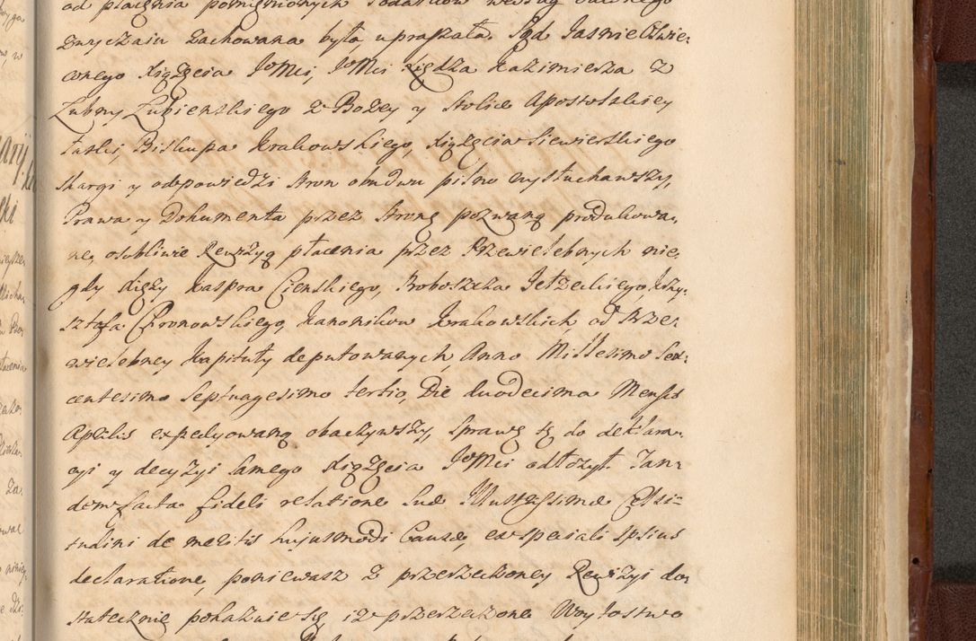 Zdjęcie nr 1483 dla obiektu archiwalnego: Acta actorum episcopalium R. D. Casimiri a Łubna Łubiński, episcopi Cracoviensis, ducis Severiae ab anno 1714 ad annum 1719 conscripta. Volumen II