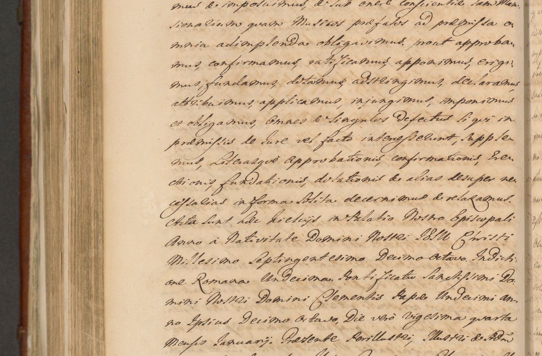 Zdjęcie nr 1480 dla obiektu archiwalnego: Acta actorum episcopalium R. D. Casimiri a Łubna Łubiński, episcopi Cracoviensis, ducis Severiae ab anno 1714 ad annum 1719 conscripta. Volumen II