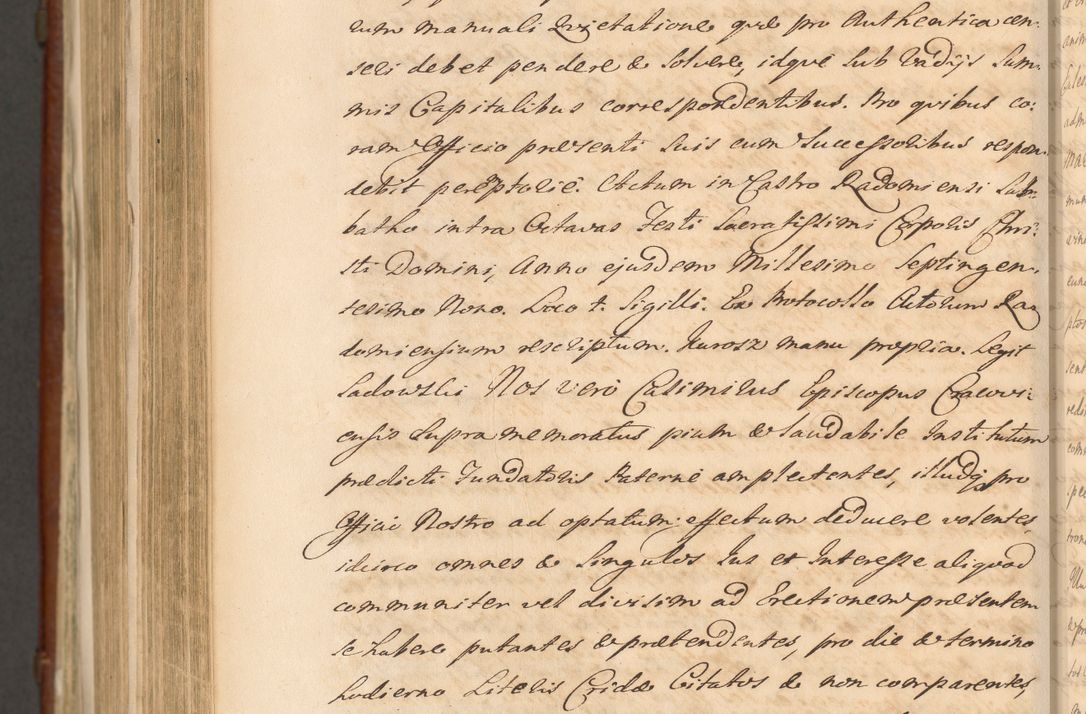Zdjęcie nr 1478 dla obiektu archiwalnego: Acta actorum episcopalium R. D. Casimiri a Łubna Łubiński, episcopi Cracoviensis, ducis Severiae ab anno 1714 ad annum 1719 conscripta. Volumen II