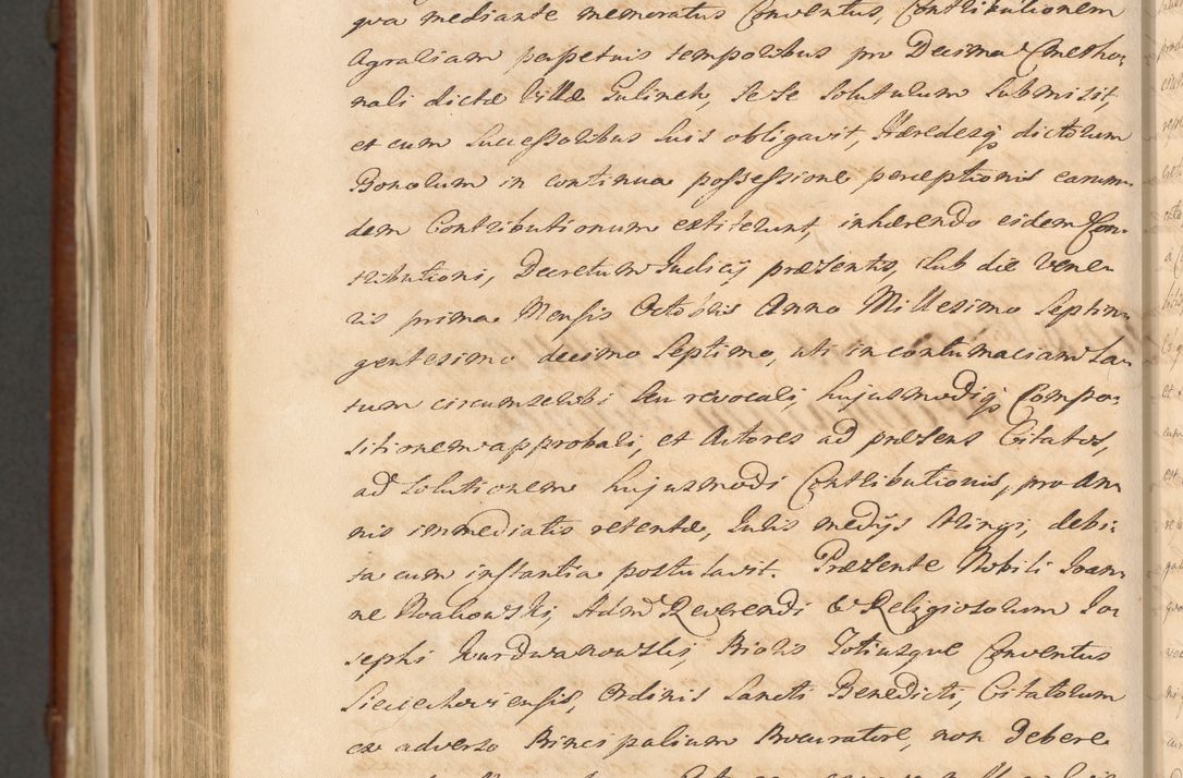 Zdjęcie nr 1460 dla obiektu archiwalnego: Acta actorum episcopalium R. D. Casimiri a Łubna Łubiński, episcopi Cracoviensis, ducis Severiae ab anno 1714 ad annum 1719 conscripta. Volumen II