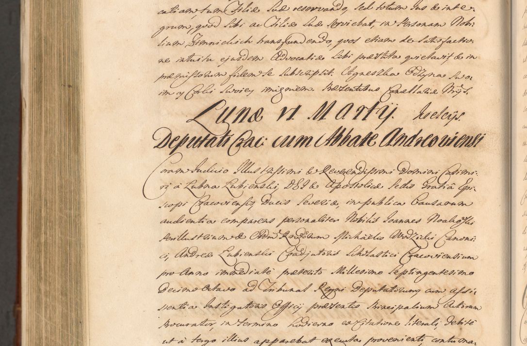 Zdjęcie nr 1454 dla obiektu archiwalnego: Acta actorum episcopalium R. D. Casimiri a Łubna Łubiński, episcopi Cracoviensis, ducis Severiae ab anno 1714 ad annum 1719 conscripta. Volumen II