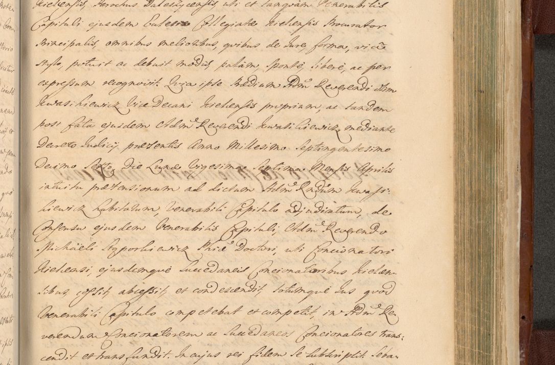 Zdjęcie nr 1449 dla obiektu archiwalnego: Acta actorum episcopalium R. D. Casimiri a Łubna Łubiński, episcopi Cracoviensis, ducis Severiae ab anno 1714 ad annum 1719 conscripta. Volumen II