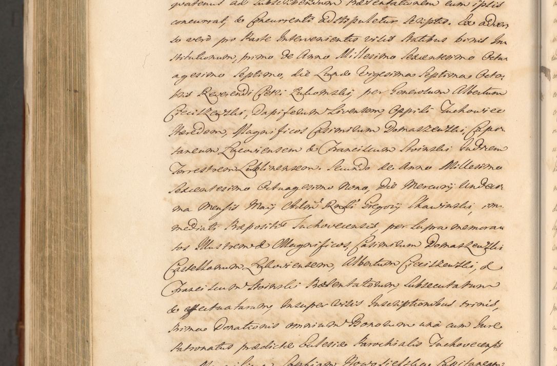 Zdjęcie nr 1444 dla obiektu archiwalnego: Acta actorum episcopalium R. D. Casimiri a Łubna Łubiński, episcopi Cracoviensis, ducis Severiae ab anno 1714 ad annum 1719 conscripta. Volumen II