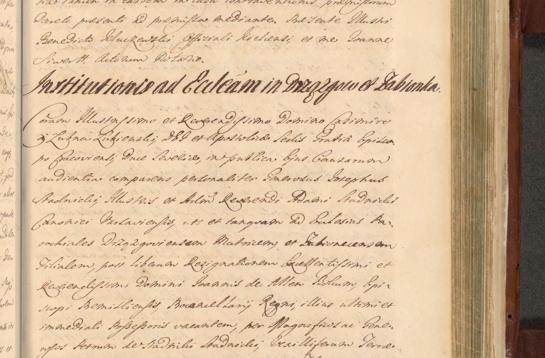 Zdjęcie nr 1441 dla obiektu archiwalnego: Acta actorum episcopalium R. D. Casimiri a Łubna Łubiński, episcopi Cracoviensis, ducis Severiae ab anno 1714 ad annum 1719 conscripta. Volumen II
