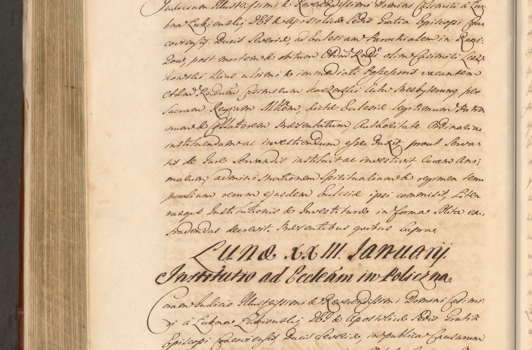 Zdjęcie nr 1440 dla obiektu archiwalnego: Acta actorum episcopalium R. D. Casimiri a Łubna Łubiński, episcopi Cracoviensis, ducis Severiae ab anno 1714 ad annum 1719 conscripta. Volumen II
