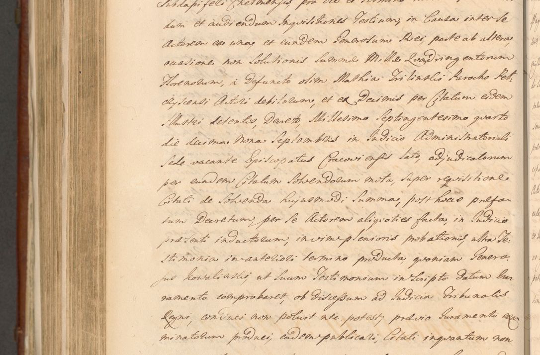 Zdjęcie nr 1434 dla obiektu archiwalnego: Acta actorum episcopalium R. D. Casimiri a Łubna Łubiński, episcopi Cracoviensis, ducis Severiae ab anno 1714 ad annum 1719 conscripta. Volumen II
