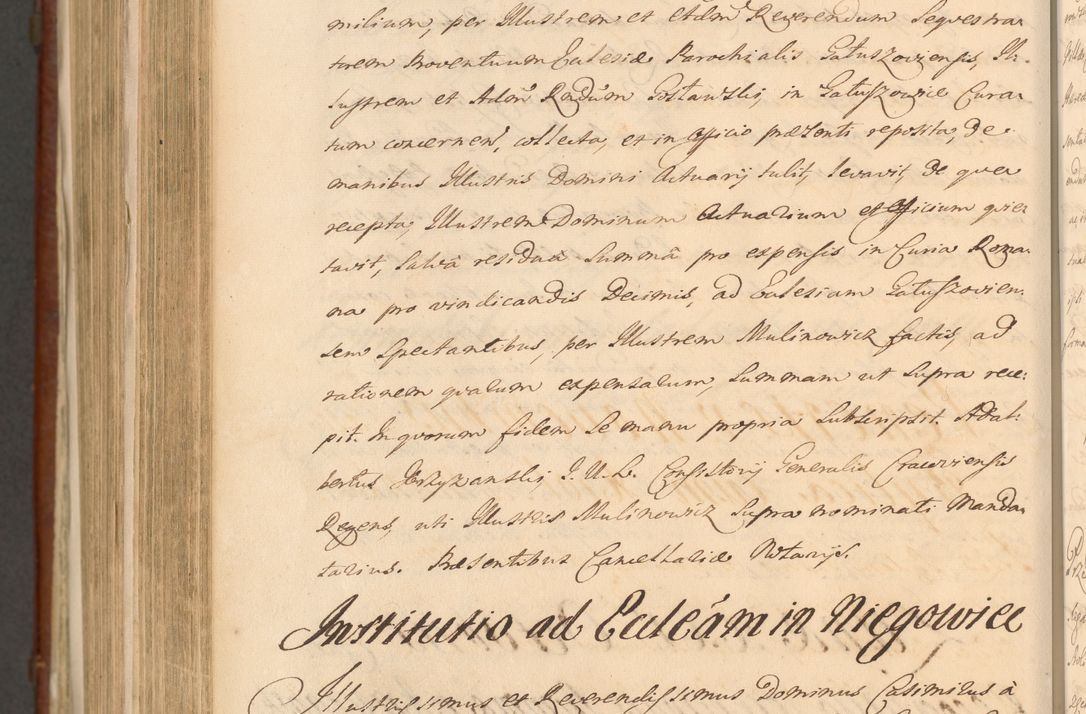 Zdjęcie nr 1430 dla obiektu archiwalnego: Acta actorum episcopalium R. D. Casimiri a Łubna Łubiński, episcopi Cracoviensis, ducis Severiae ab anno 1714 ad annum 1719 conscripta. Volumen II