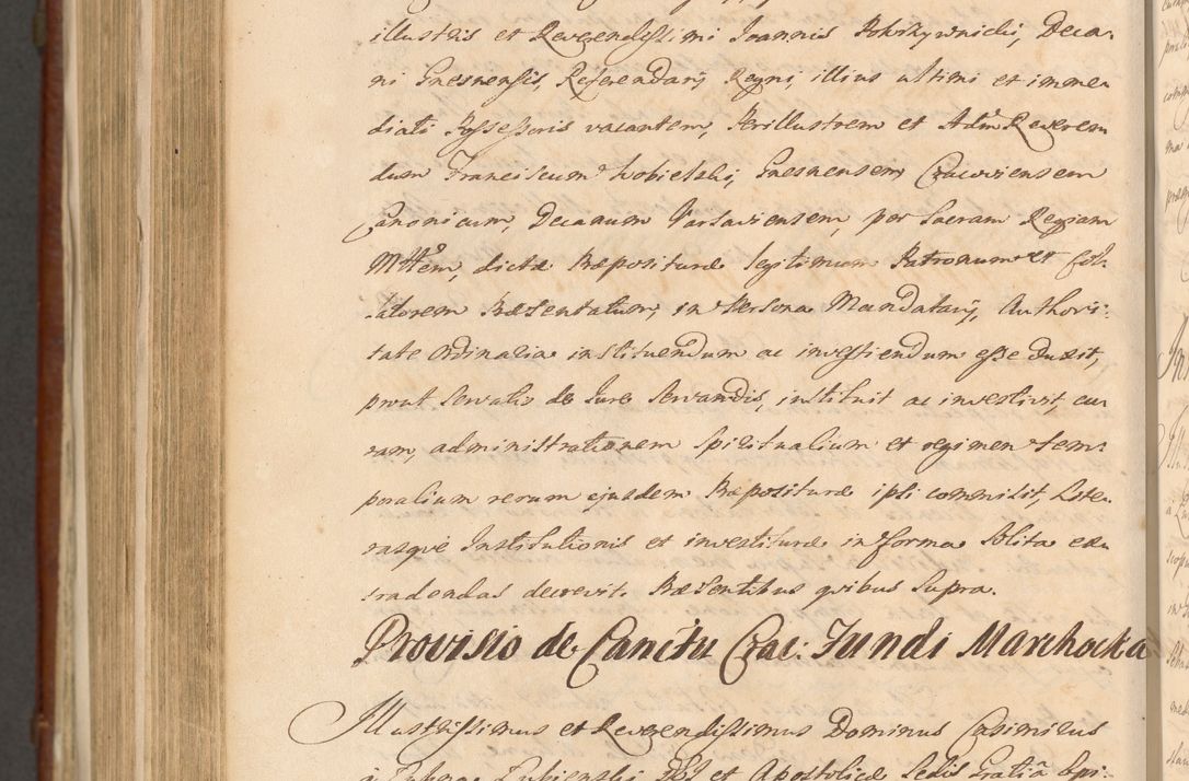Zdjęcie nr 1414 dla obiektu archiwalnego: Acta actorum episcopalium R. D. Casimiri a Łubna Łubiński, episcopi Cracoviensis, ducis Severiae ab anno 1714 ad annum 1719 conscripta. Volumen II