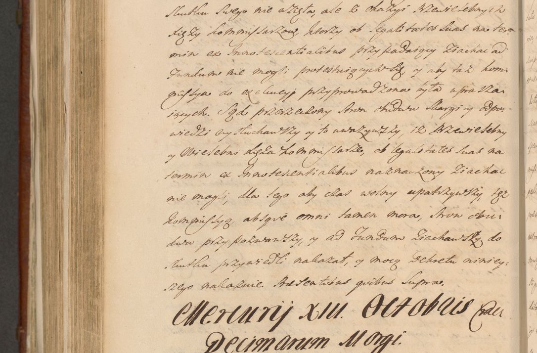 Zdjęcie nr 1406 dla obiektu archiwalnego: Acta actorum episcopalium R. D. Casimiri a Łubna Łubiński, episcopi Cracoviensis, ducis Severiae ab anno 1714 ad annum 1719 conscripta. Volumen II