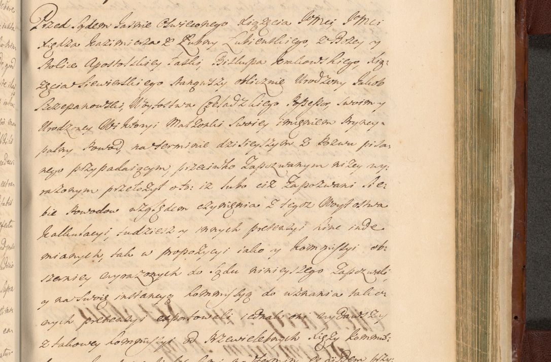 Zdjęcie nr 1405 dla obiektu archiwalnego: Acta actorum episcopalium R. D. Casimiri a Łubna Łubiński, episcopi Cracoviensis, ducis Severiae ab anno 1714 ad annum 1719 conscripta. Volumen II