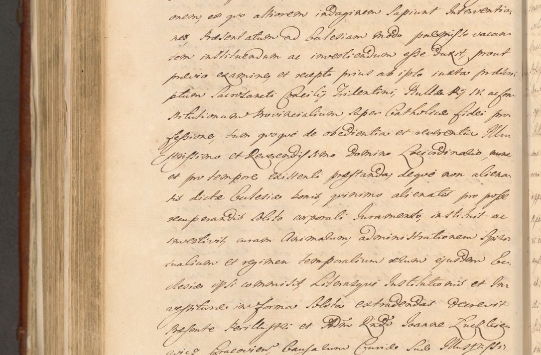 Zdjęcie nr 1402 dla obiektu archiwalnego: Acta actorum episcopalium R. D. Casimiri a Łubna Łubiński, episcopi Cracoviensis, ducis Severiae ab anno 1714 ad annum 1719 conscripta. Volumen II