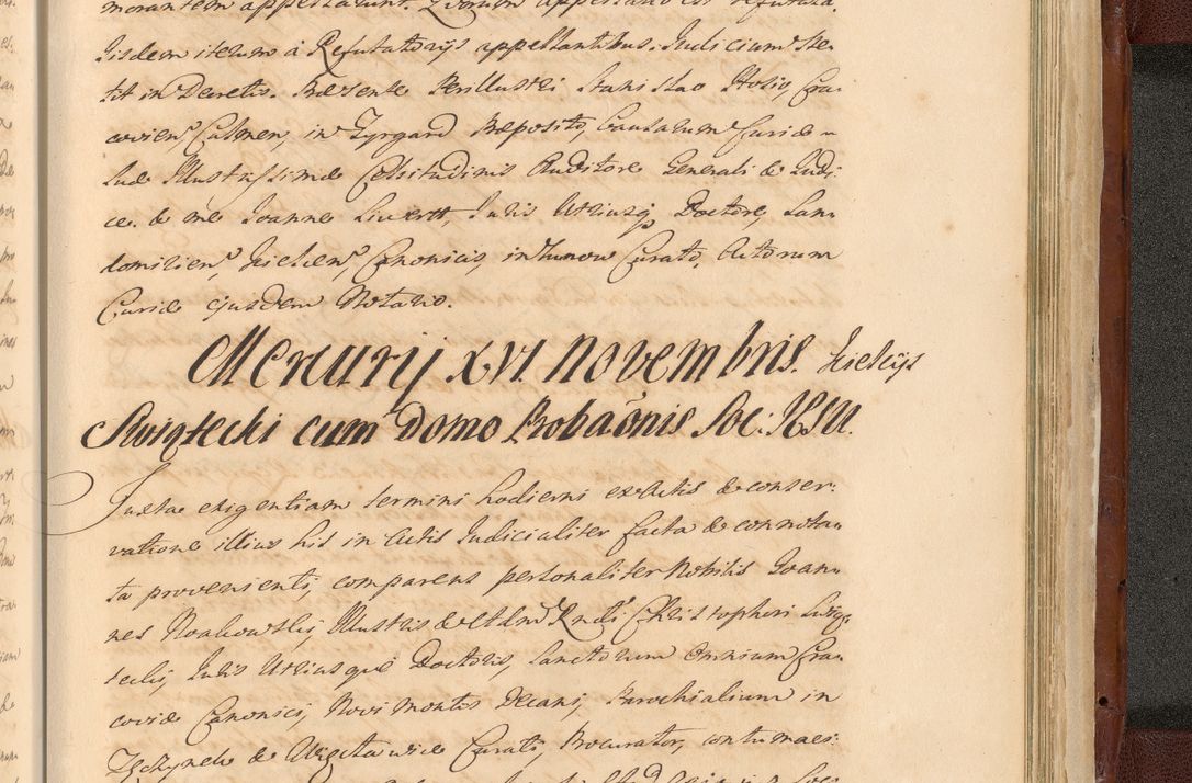 Zdjęcie nr 1807 dla obiektu archiwalnego: Acta actorum episcopalium R. D. Casimiri a Łubna Łubiński, episcopi Cracoviensis, ducis Severiae ab anno 1714 ad annum 1719 conscripta. Volumen II