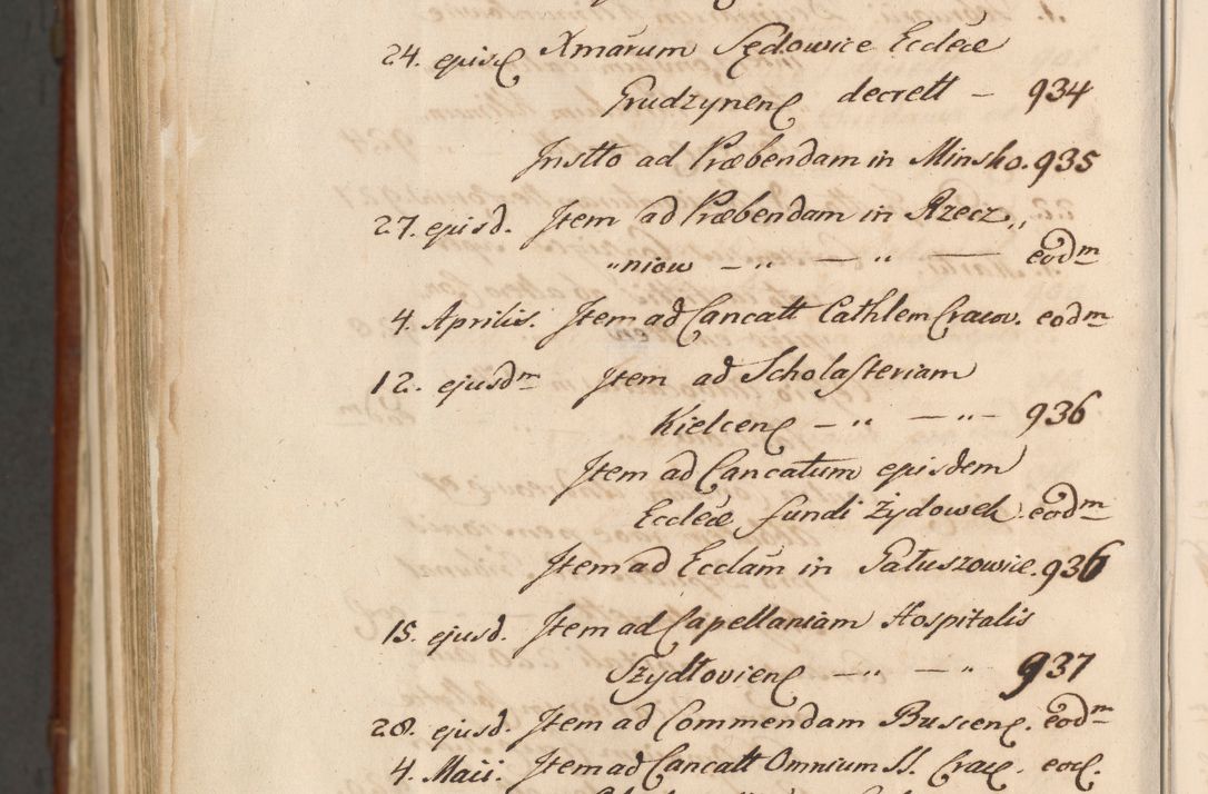 Zdjęcie nr 1928 dla obiektu archiwalnego: Acta actorum episcopalium R. D. Casimiri a Łubna Łubiński, episcopi Cracoviensis, ducis Severiae ab anno 1714 ad annum 1719 conscripta. Volumen II