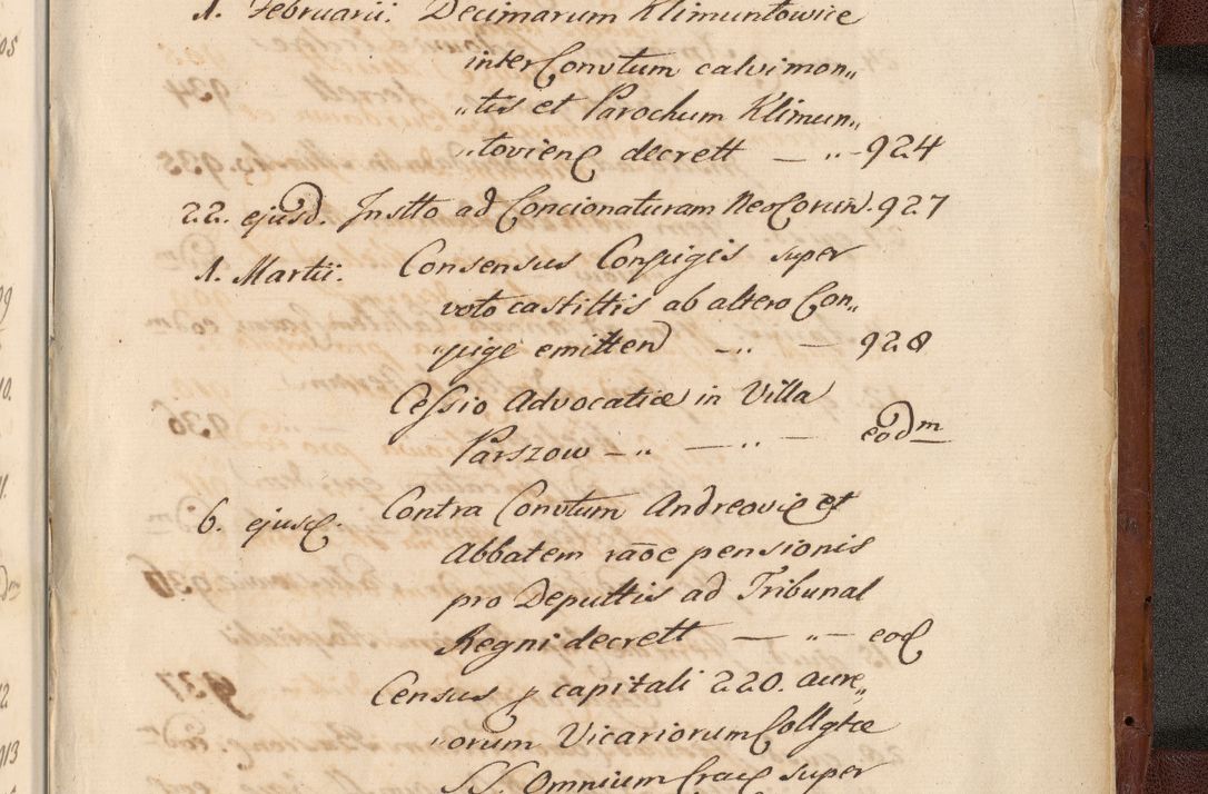 Zdjęcie nr 1927 dla obiektu archiwalnego: Acta actorum episcopalium R. D. Casimiri a Łubna Łubiński, episcopi Cracoviensis, ducis Severiae ab anno 1714 ad annum 1719 conscripta. Volumen II