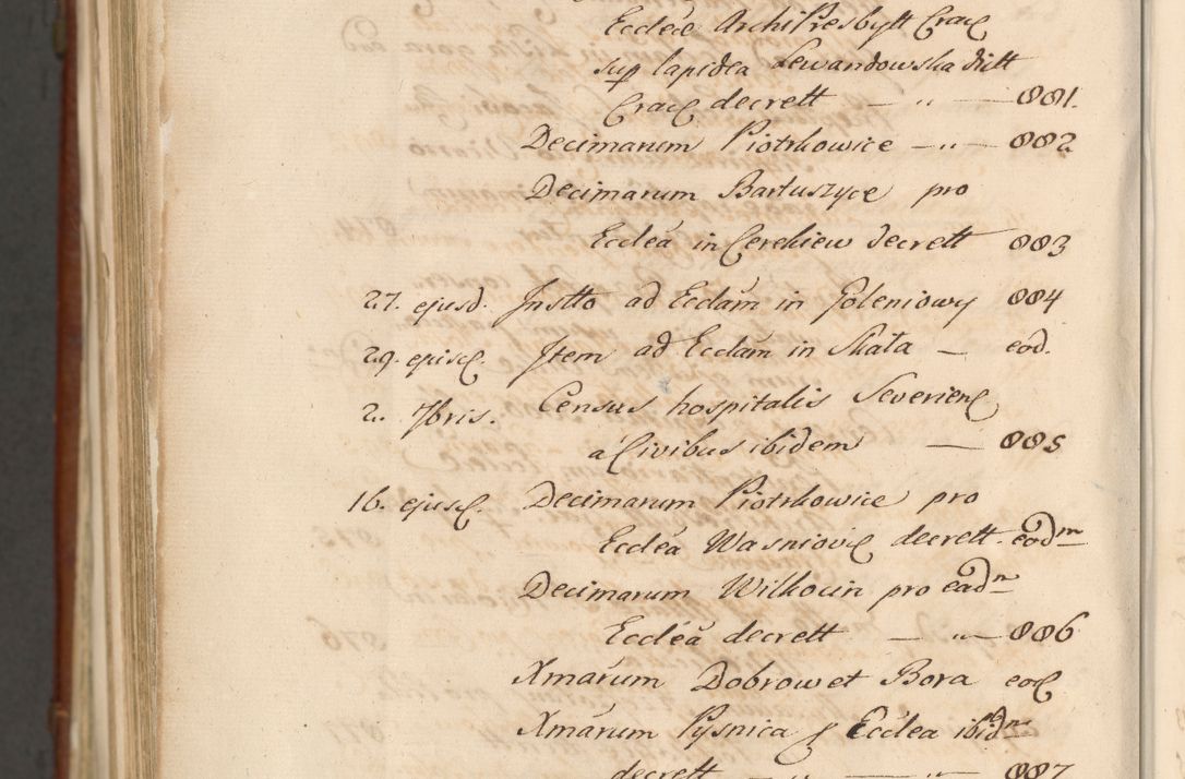 Zdjęcie nr 1924 dla obiektu archiwalnego: Acta actorum episcopalium R. D. Casimiri a Łubna Łubiński, episcopi Cracoviensis, ducis Severiae ab anno 1714 ad annum 1719 conscripta. Volumen II