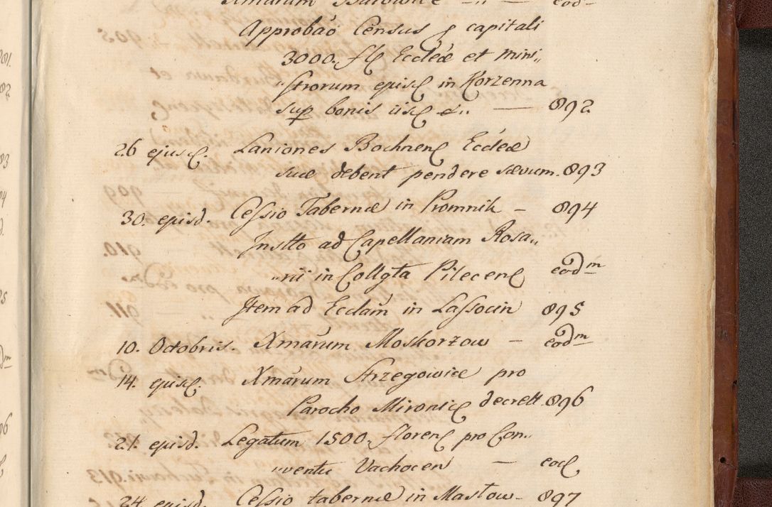 Zdjęcie nr 1925 dla obiektu archiwalnego: Acta actorum episcopalium R. D. Casimiri a Łubna Łubiński, episcopi Cracoviensis, ducis Severiae ab anno 1714 ad annum 1719 conscripta. Volumen II