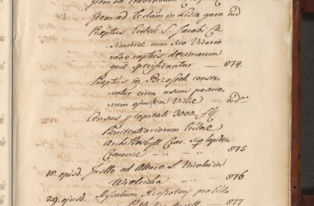 Zdjęcie nr 1923 dla obiektu archiwalnego: Acta actorum episcopalium R. D. Casimiri a Łubna Łubiński, episcopi Cracoviensis, ducis Severiae ab anno 1714 ad annum 1719 conscripta. Volumen II