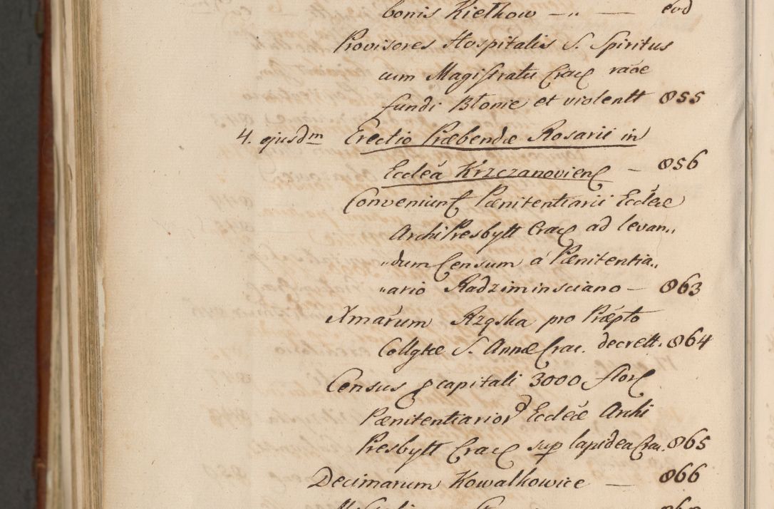 Zdjęcie nr 1922 dla obiektu archiwalnego: Acta actorum episcopalium R. D. Casimiri a Łubna Łubiński, episcopi Cracoviensis, ducis Severiae ab anno 1714 ad annum 1719 conscripta. Volumen II