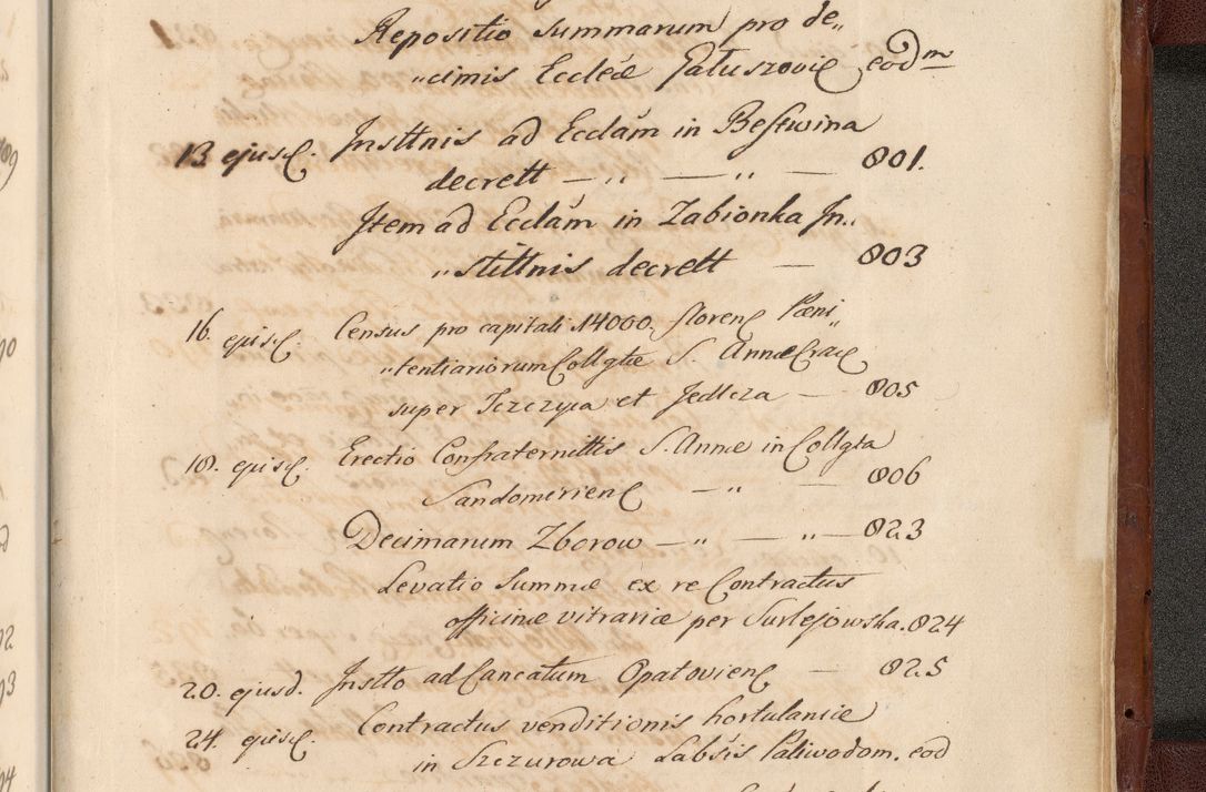Zdjęcie nr 1919 dla obiektu archiwalnego: Acta actorum episcopalium R. D. Casimiri a Łubna Łubiński, episcopi Cracoviensis, ducis Severiae ab anno 1714 ad annum 1719 conscripta. Volumen II