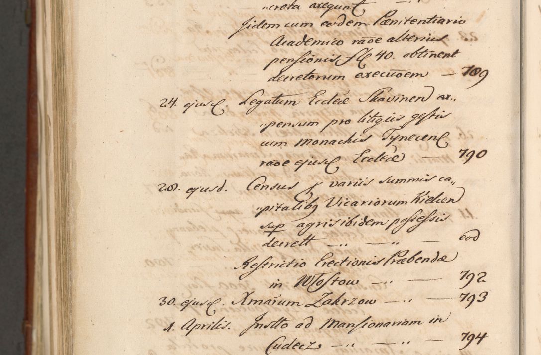 Zdjęcie nr 1918 dla obiektu archiwalnego: Acta actorum episcopalium R. D. Casimiri a Łubna Łubiński, episcopi Cracoviensis, ducis Severiae ab anno 1714 ad annum 1719 conscripta. Volumen II
