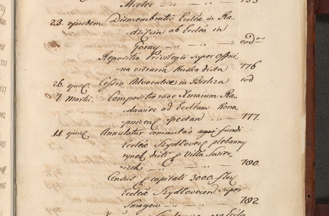 Zdjęcie nr 1917 dla obiektu archiwalnego: Acta actorum episcopalium R. D. Casimiri a Łubna Łubiński, episcopi Cracoviensis, ducis Severiae ab anno 1714 ad annum 1719 conscripta. Volumen II