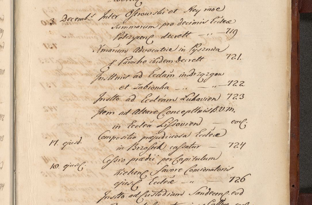 Zdjęcie nr 1915 dla obiektu archiwalnego: Acta actorum episcopalium R. D. Casimiri a Łubna Łubiński, episcopi Cracoviensis, ducis Severiae ab anno 1714 ad annum 1719 conscripta. Volumen II