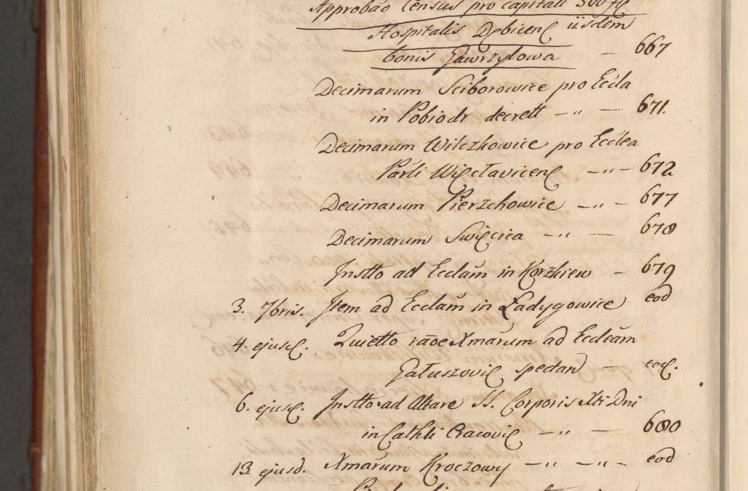 Zdjęcie nr 1912 dla obiektu archiwalnego: Acta actorum episcopalium R. D. Casimiri a Łubna Łubiński, episcopi Cracoviensis, ducis Severiae ab anno 1714 ad annum 1719 conscripta. Volumen II