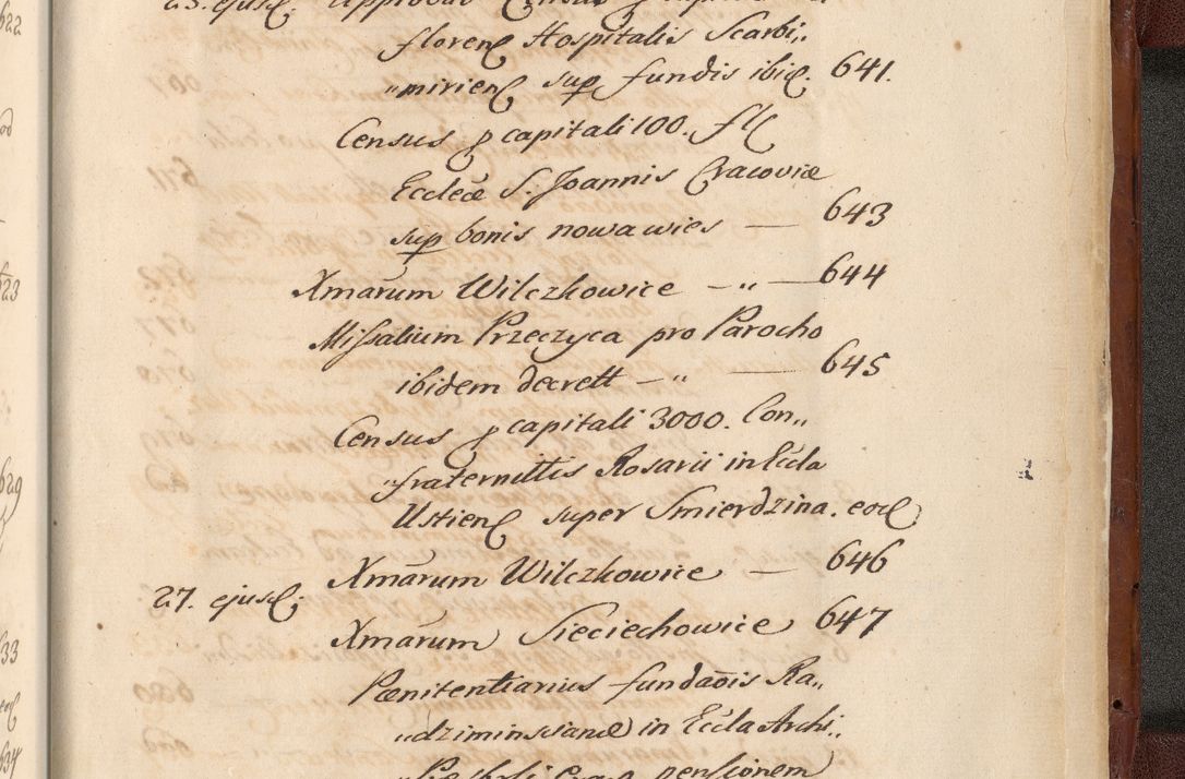 Zdjęcie nr 1911 dla obiektu archiwalnego: Acta actorum episcopalium R. D. Casimiri a Łubna Łubiński, episcopi Cracoviensis, ducis Severiae ab anno 1714 ad annum 1719 conscripta. Volumen II