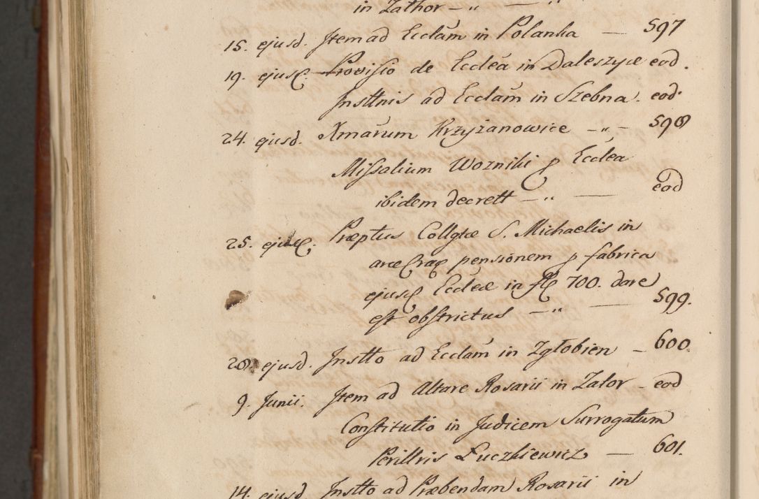 Zdjęcie nr 1908 dla obiektu archiwalnego: Acta actorum episcopalium R. D. Casimiri a Łubna Łubiński, episcopi Cracoviensis, ducis Severiae ab anno 1714 ad annum 1719 conscripta. Volumen II