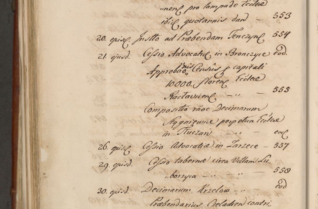 Zdjęcie nr 1904 dla obiektu archiwalnego: Acta actorum episcopalium R. D. Casimiri a Łubna Łubiński, episcopi Cracoviensis, ducis Severiae ab anno 1714 ad annum 1719 conscripta. Volumen II
