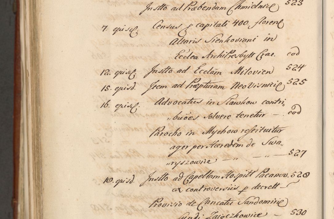 Zdjęcie nr 1902 dla obiektu archiwalnego: Acta actorum episcopalium R. D. Casimiri a Łubna Łubiński, episcopi Cracoviensis, ducis Severiae ab anno 1714 ad annum 1719 conscripta. Volumen II