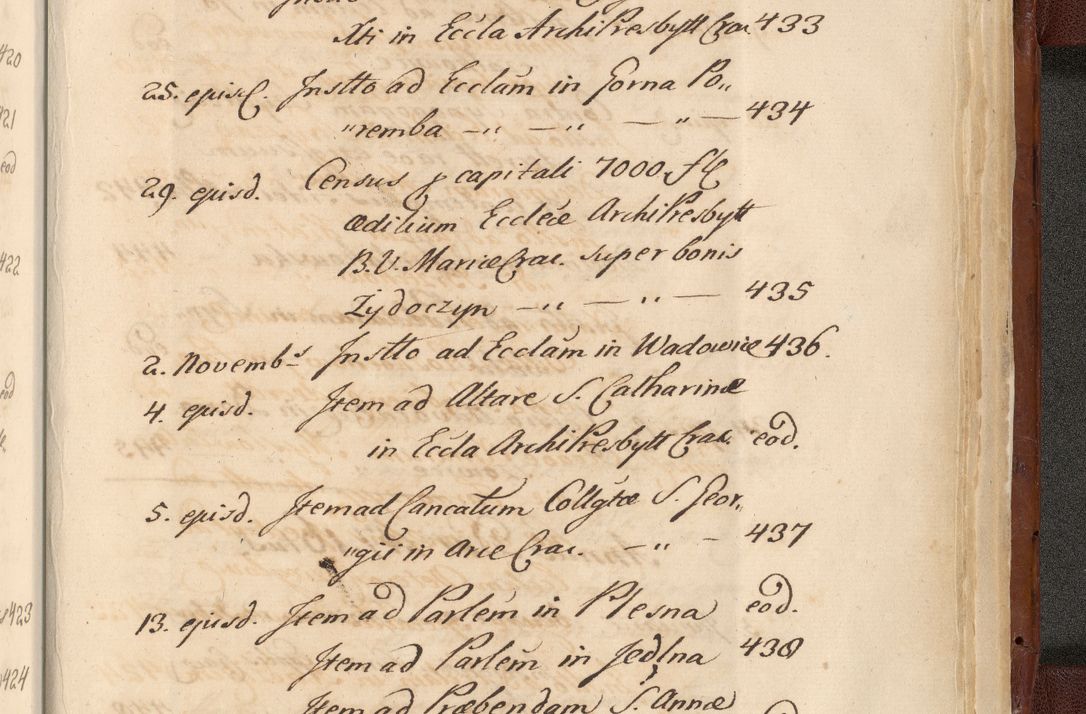 Zdjęcie nr 1895 dla obiektu archiwalnego: Acta actorum episcopalium R. D. Casimiri a Łubna Łubiński, episcopi Cracoviensis, ducis Severiae ab anno 1714 ad annum 1719 conscripta. Volumen II